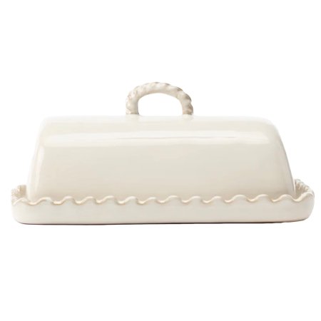  white butter dish