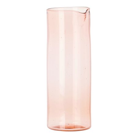  Pink glass decanter