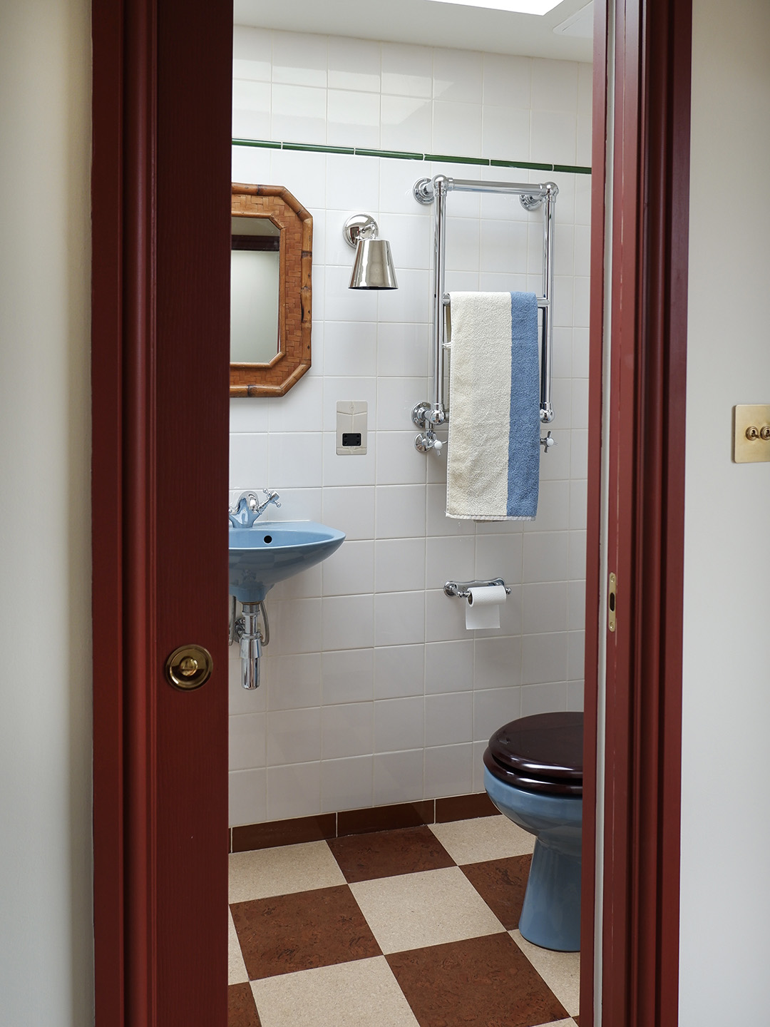 colorful bathroom fixtures