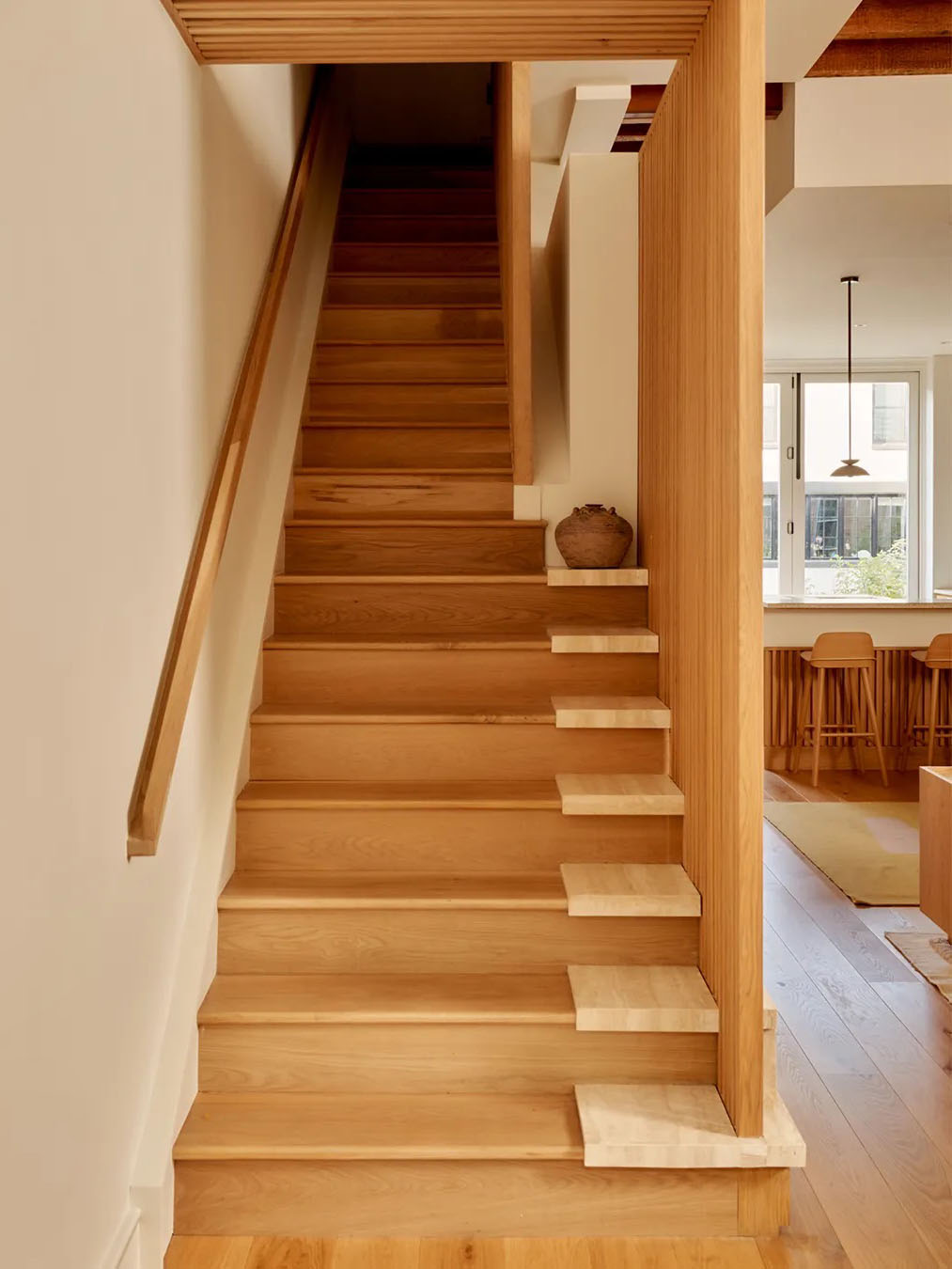 wood staircase