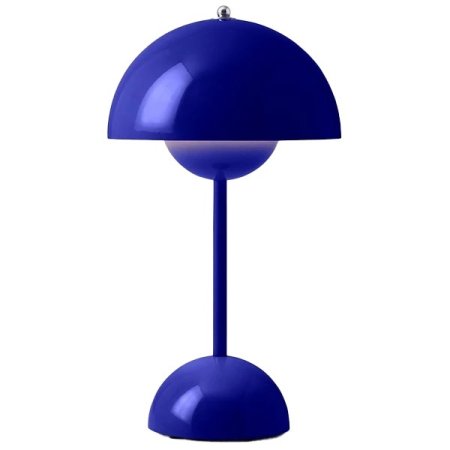  blue flowerpot lamp