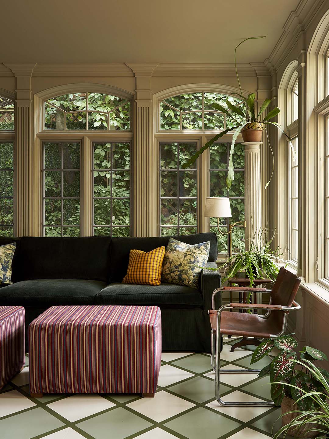 green sunroom