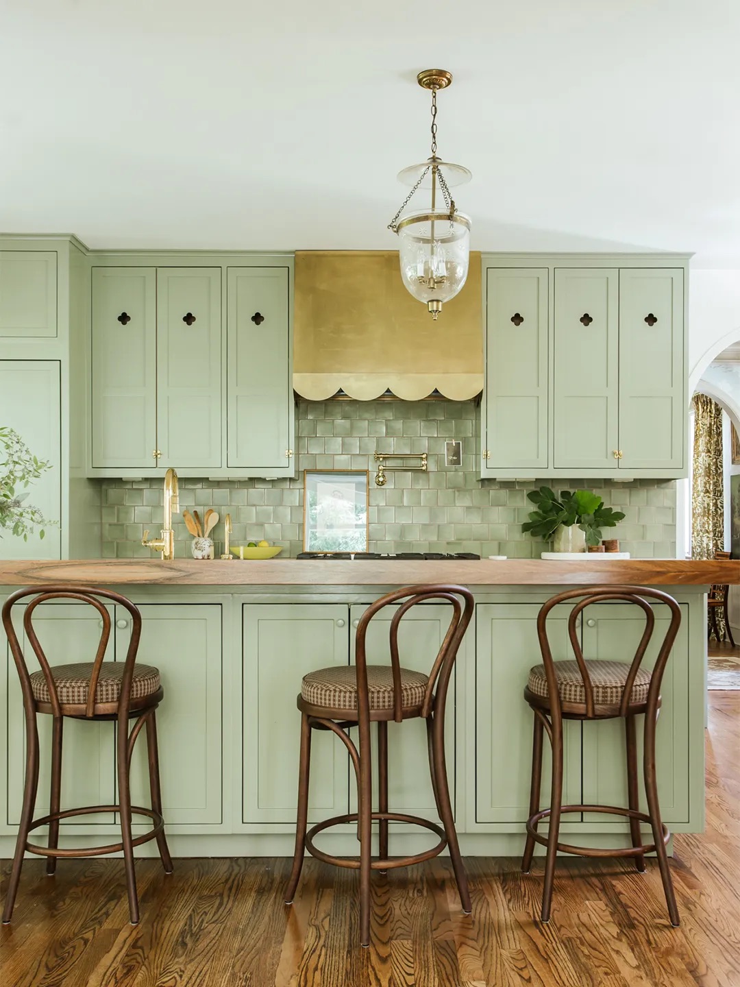 sage green kitchen