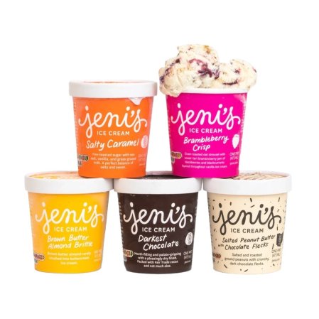  Variety of ice cream pints