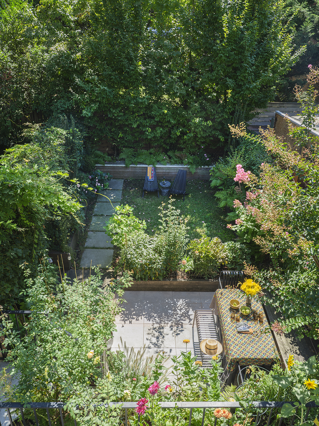 NYC backyard garden